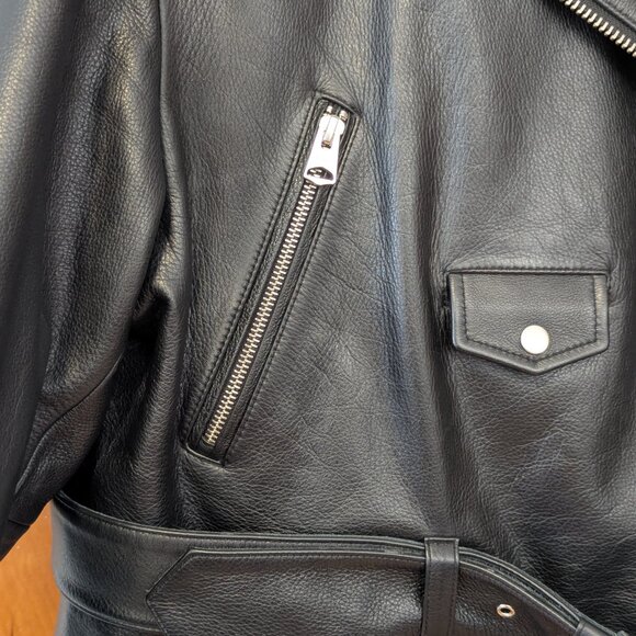 Mackage Xenia Cropped Leather Jacket (XL) - Picture 7 of 16
